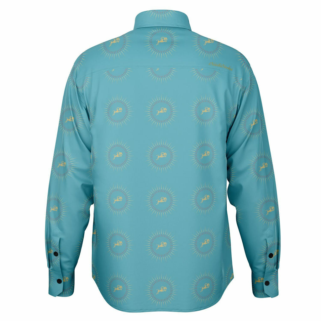 $NiieihiiNookei Long Sleeve Button Down Shirt - AOP