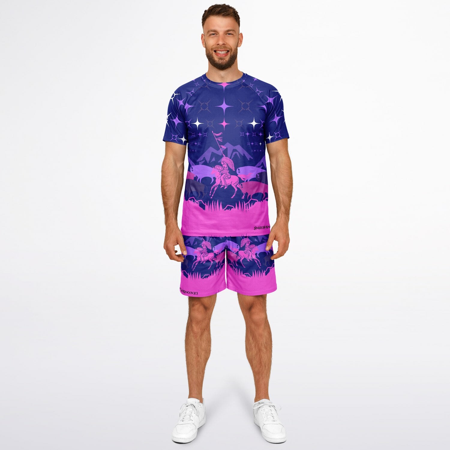 $NiieihiiNookei Men's athletic Set - AOP