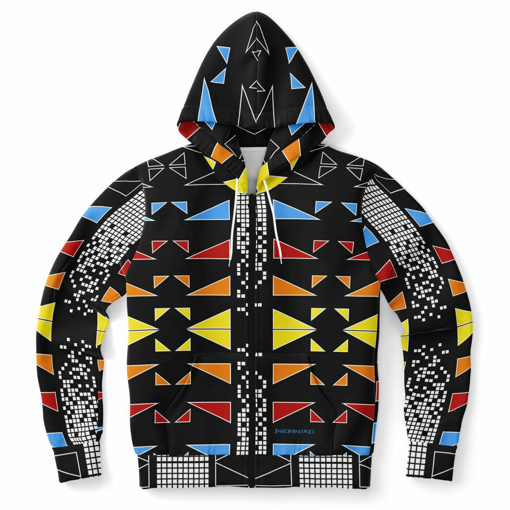 $NiieihiiNookei Fashion Zip-Up Hoodie - AOP