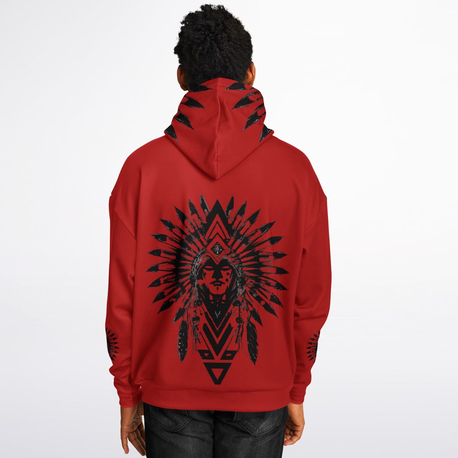 $NiieihiiNookei Heavyweight Oversized Hoodie - AOP