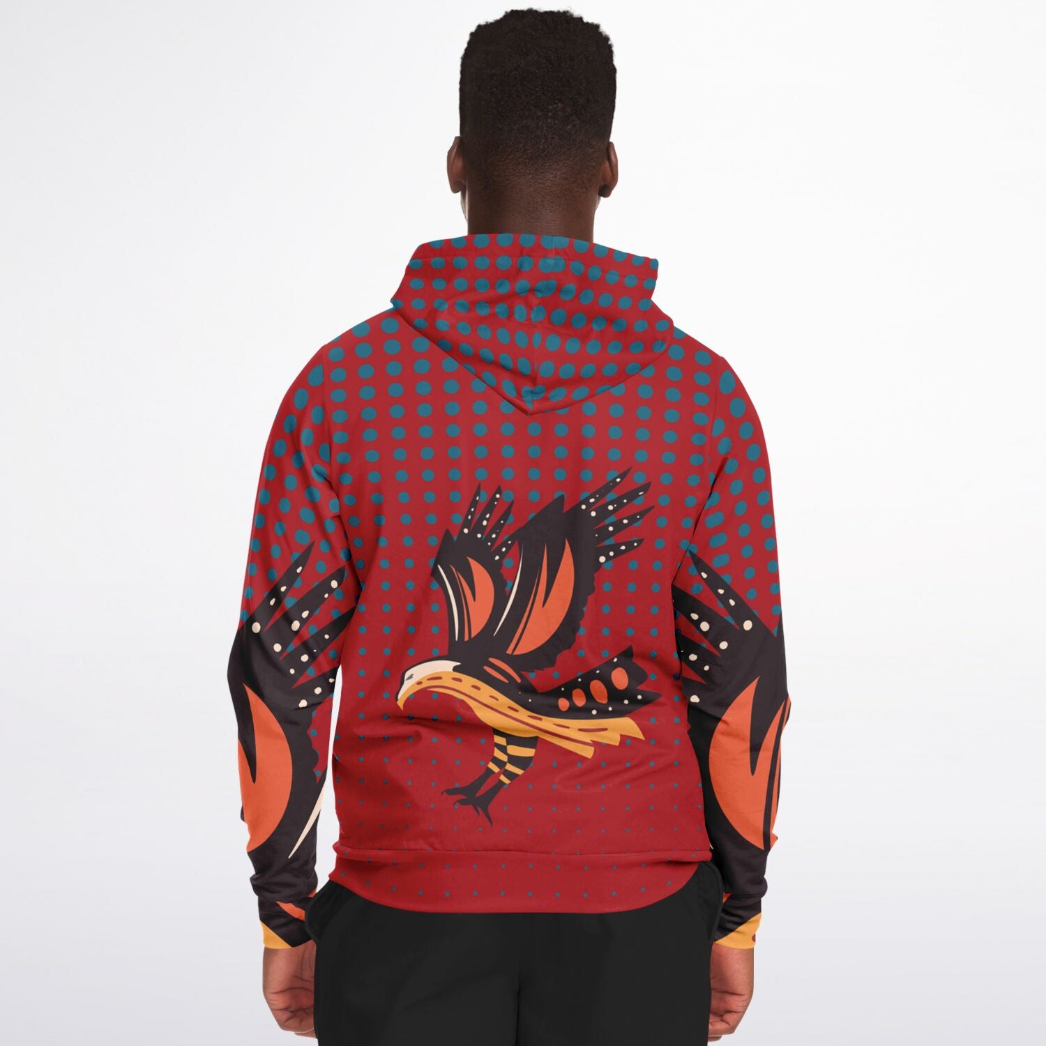 $NiieihiiNookei Athletic Zip-Up Hoodie - AOP
