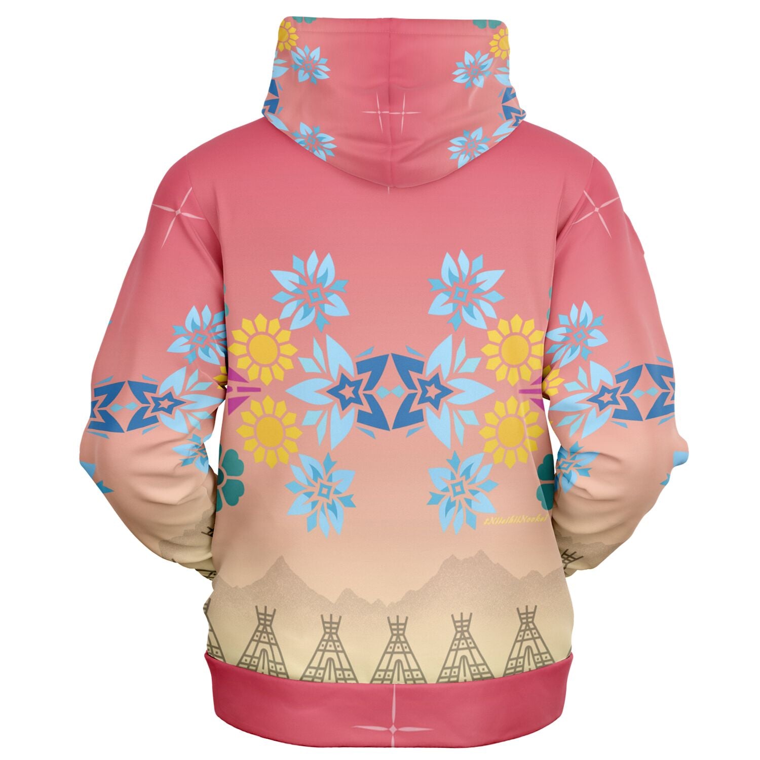 $NiieihiiNookei Fashion Zip-Up Hoodie - AOP