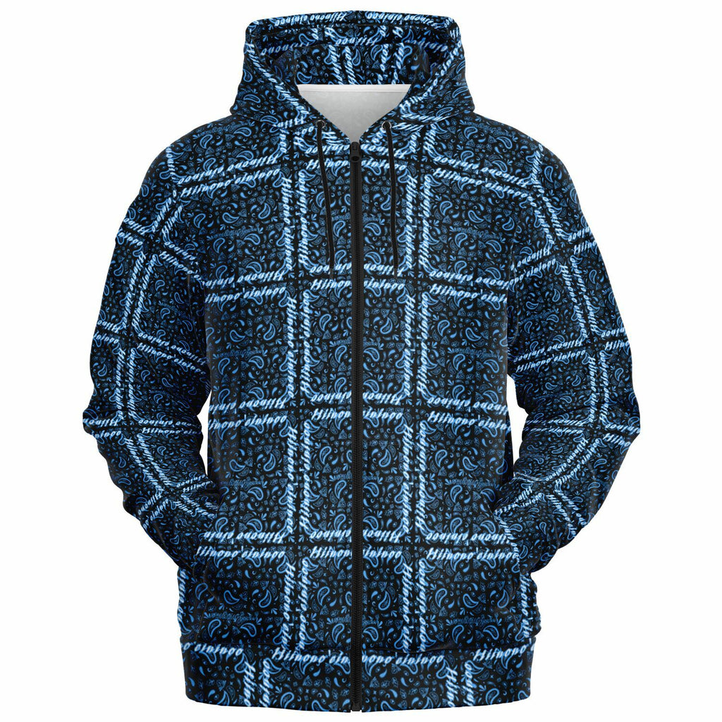 $NiieihiiNookei Athletic Zip-Up Hoodie - AOP