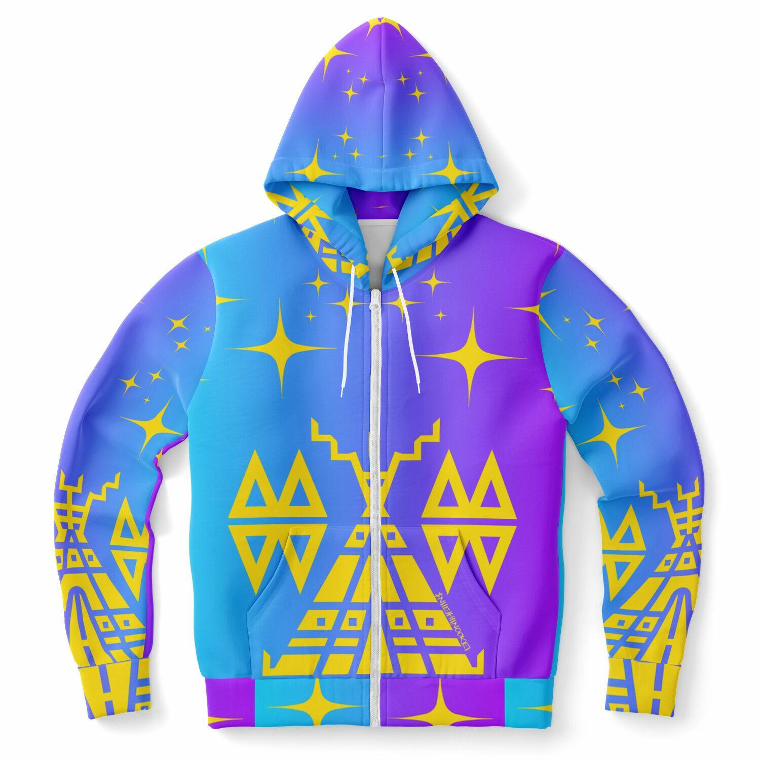 $NiieihiiNookei Fashion Zip-Up Hoodie - AOP