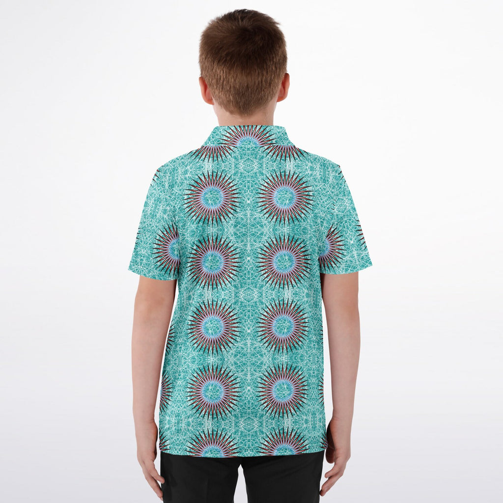 $NiieihiiNookei Kids Polo Shirt - AOP