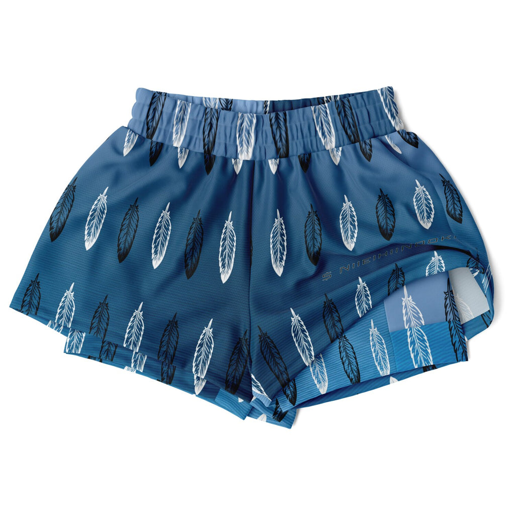 $NiieihiiNookei Women's 2-in-1 Shorts - AOP