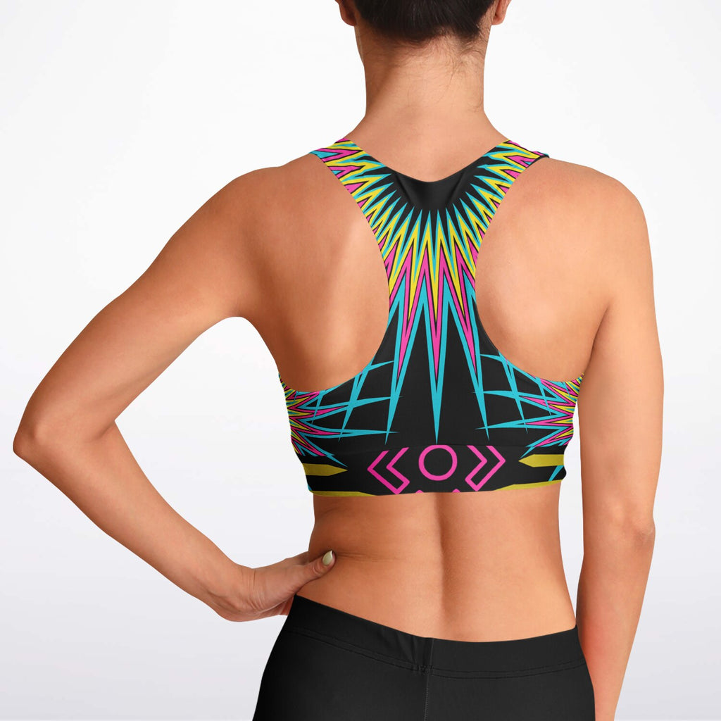 $NiieihiiNookei Padded Sports Bra - AOP