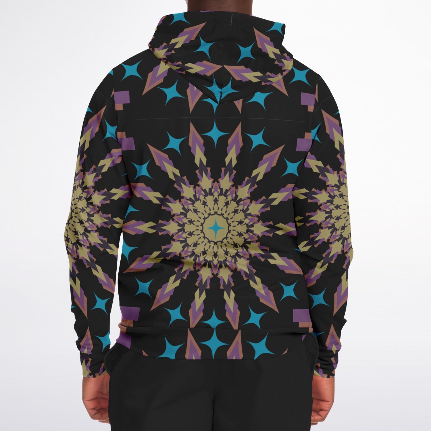 $NiieihiiNookei Athletic Zip-Up Hoodie - AOP