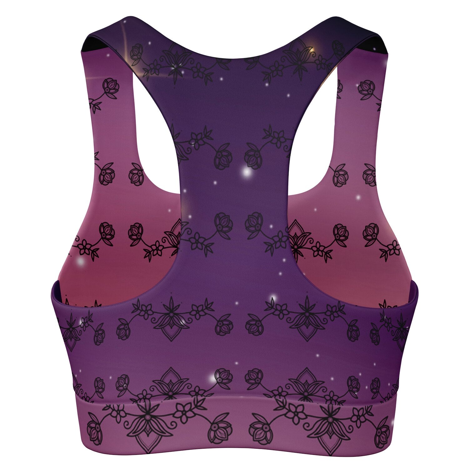 $NiieihiiNookeiPadded Sports Bra - AOP