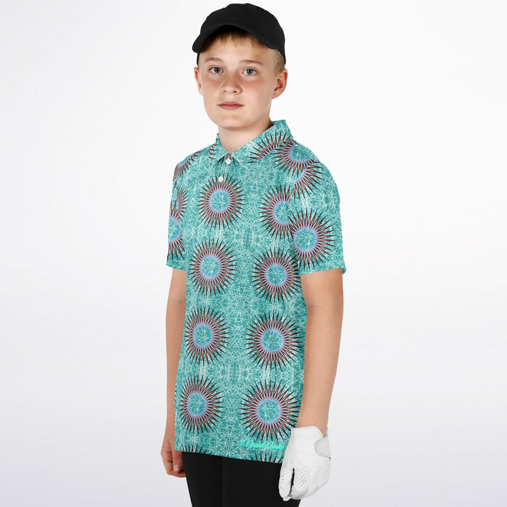$NiieihiiNookei Kids Polo Shirt - AOP