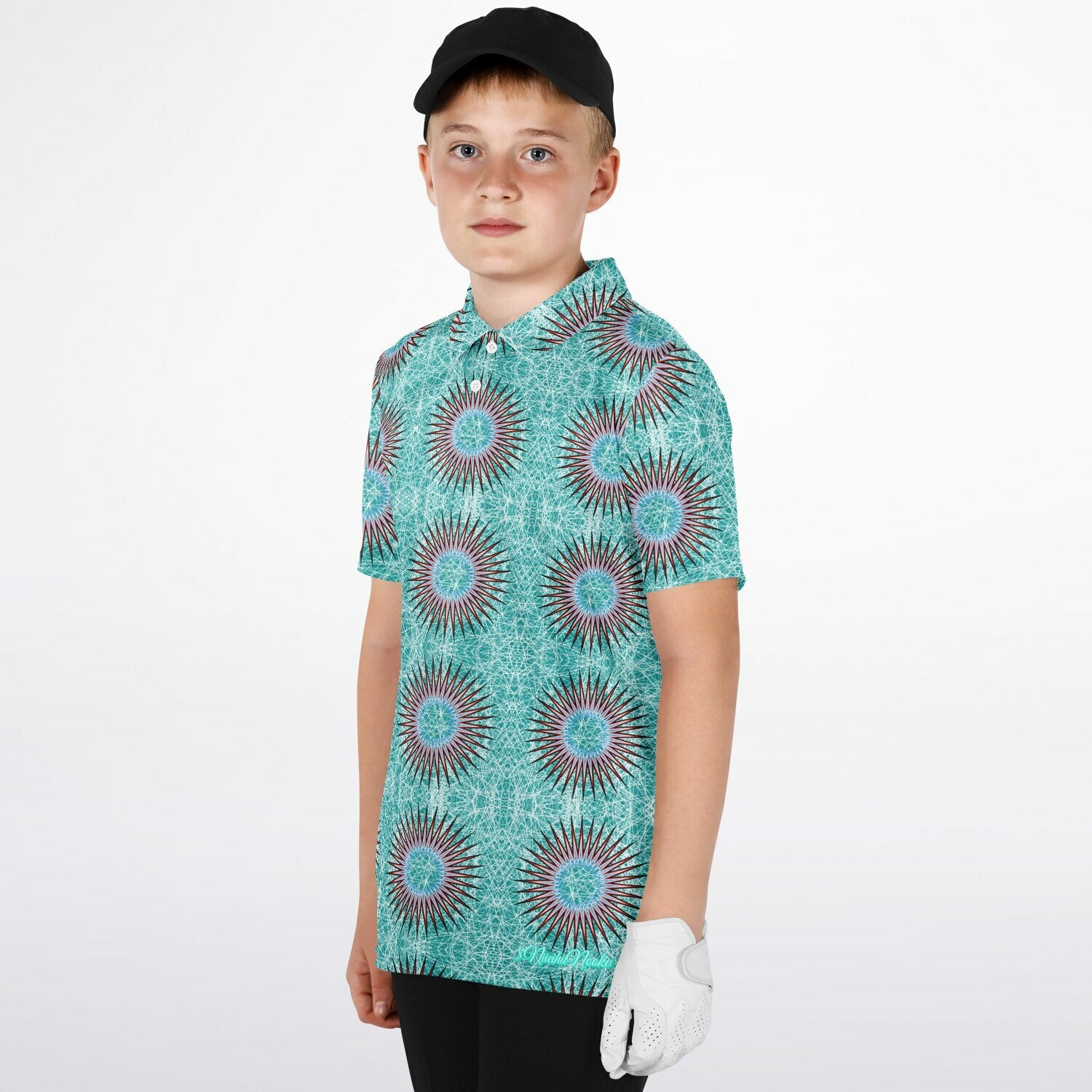 $NiieihiiNookei Kids Polo Shirt - AOP