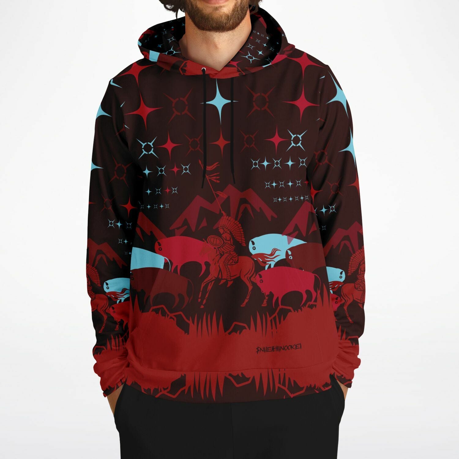 $NiieihiiNookei Athletic Hoodie - AOP