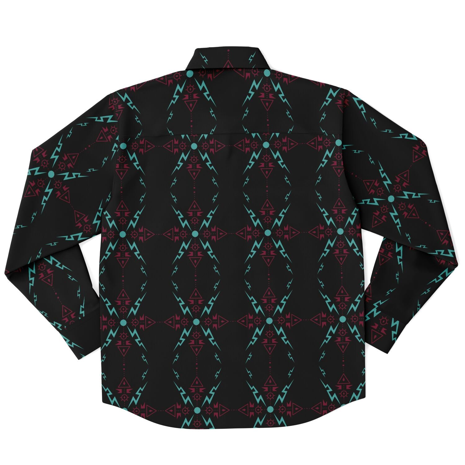 $NiieihiiNookei Long Sleeve Button Down Shirt - AOP