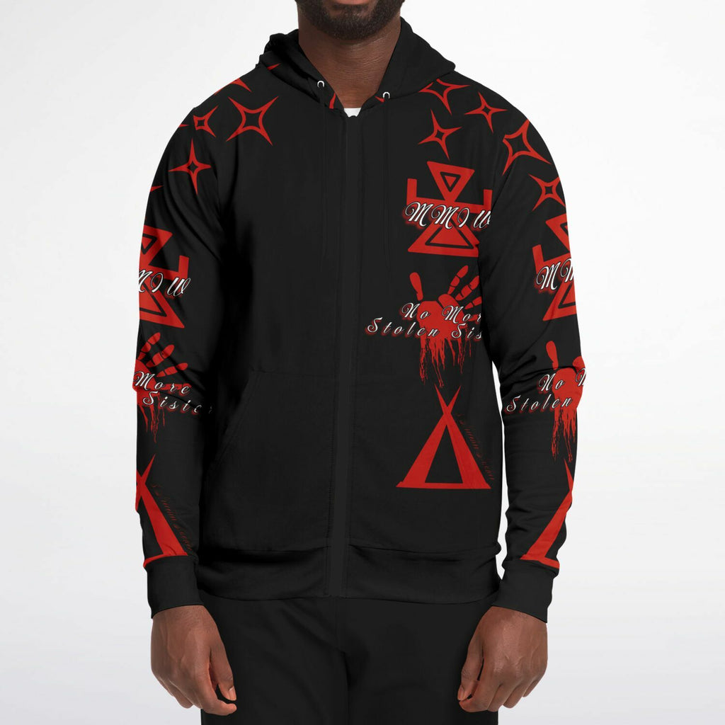 $NiieihiiNookei MMIW Zip-Up Hoodie - AOP