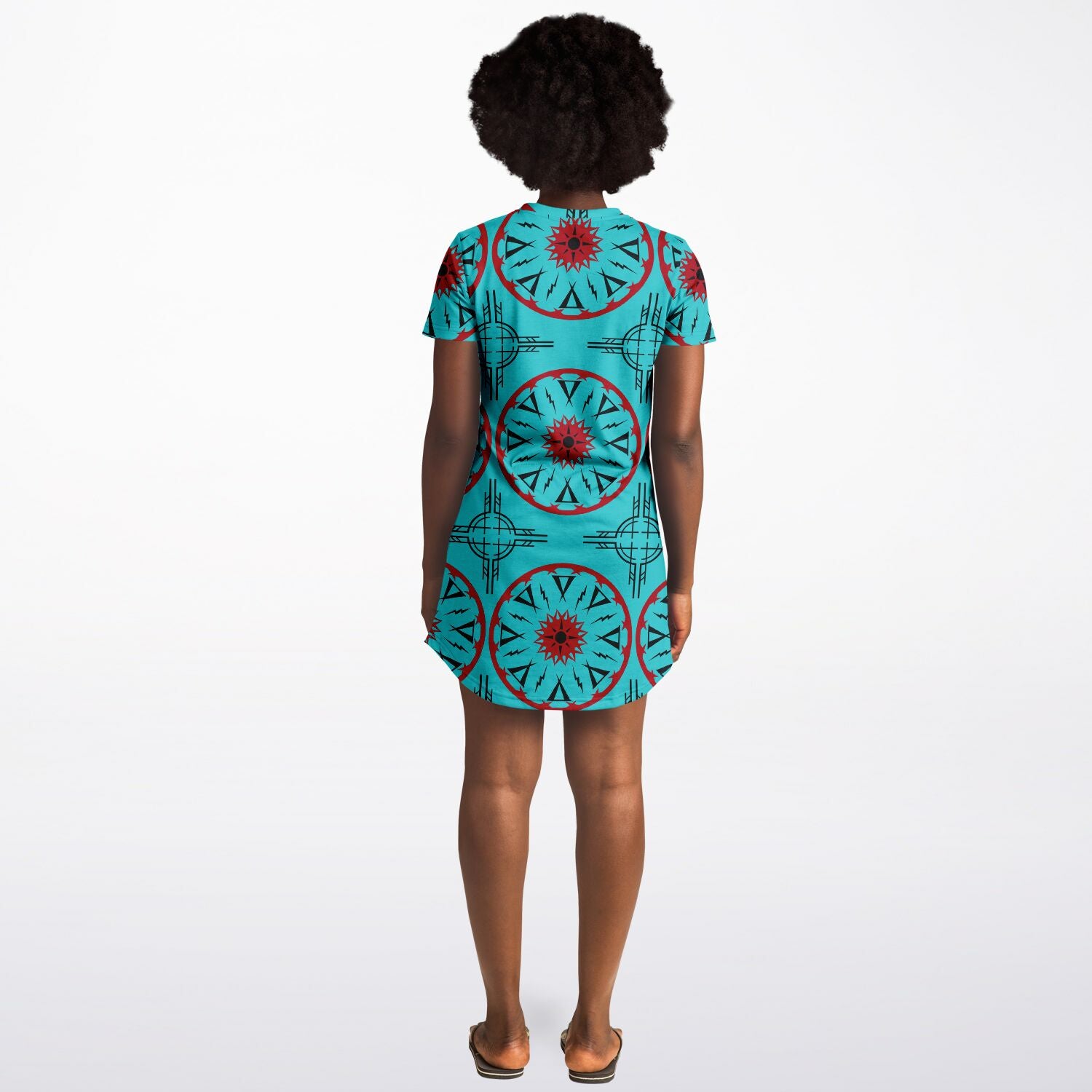 $NiieihiiNookei T-Shirt Dress - AOP
