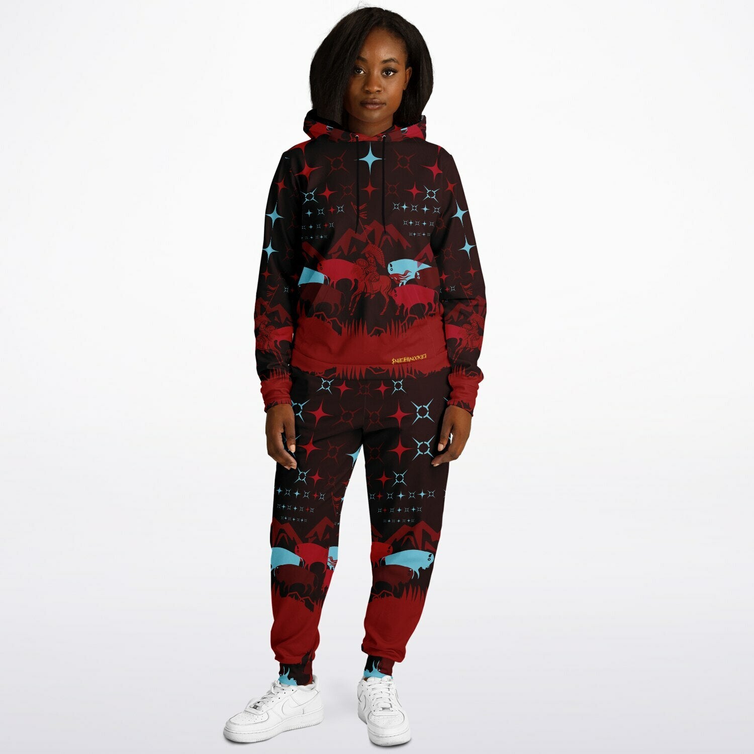 $NiieihiiNookei Hoodie & Jogger Set - AOP