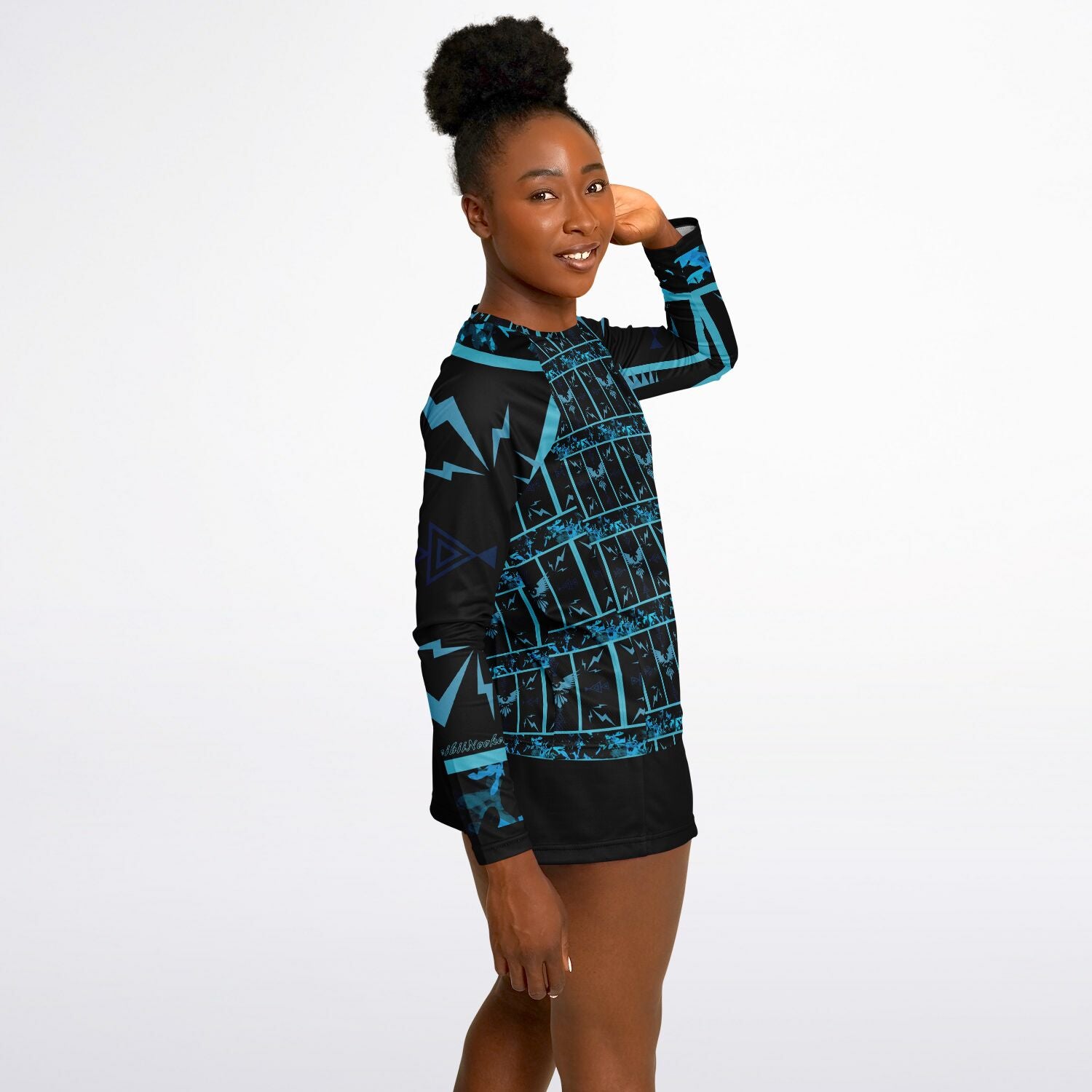 $NiieihiiNookei Women's Long Sleeve Performance Shirt - AOP