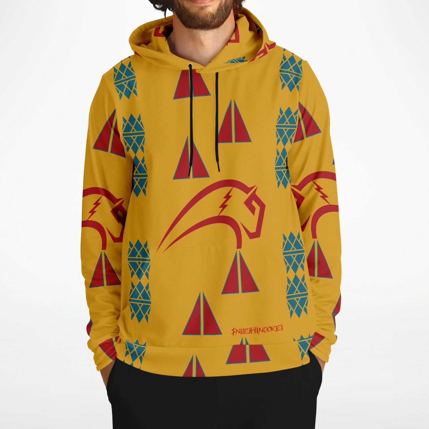 $NiieihiiNookei Athletic Hoodie - AOP