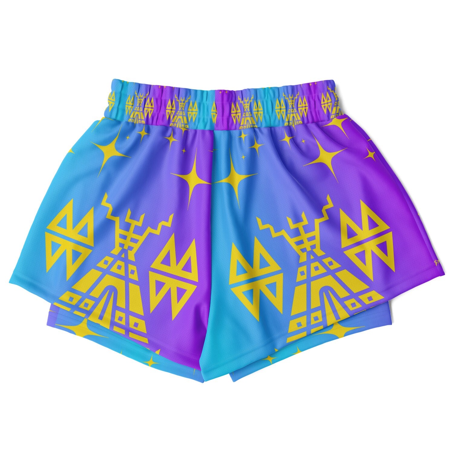 $NiieihiiNookei Women's 2-in-1 Shorts - AOP