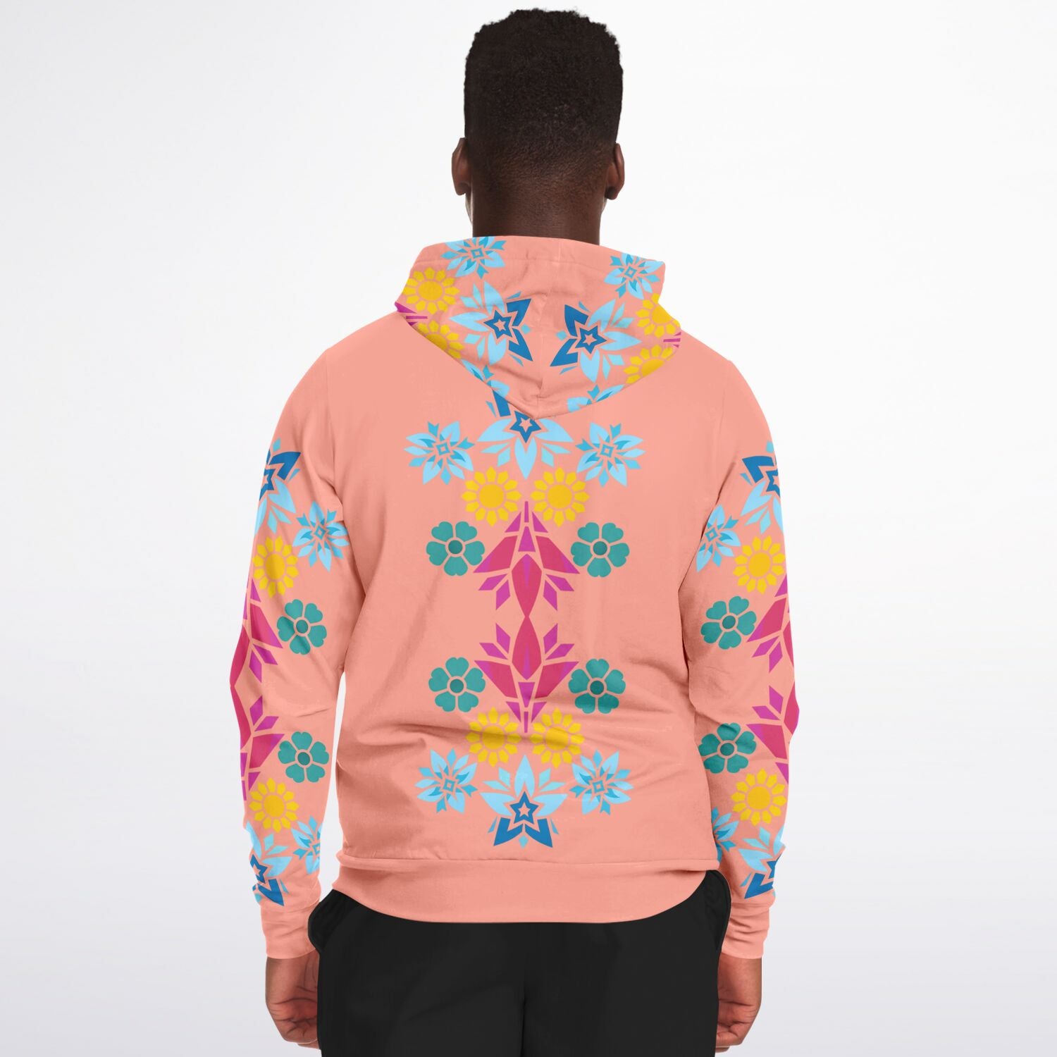 $NiieihiiNookei Athletic Zip-Up Hoodie - AOP