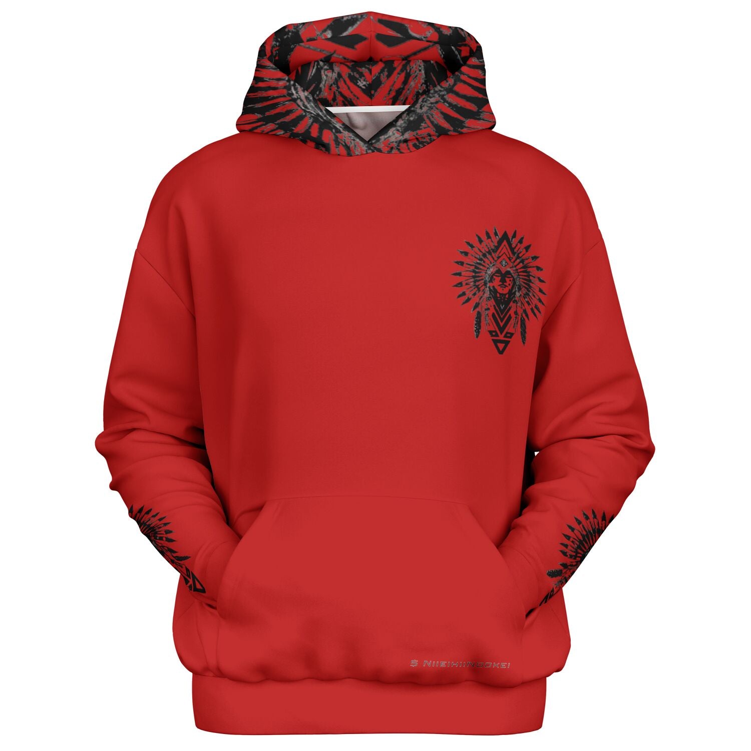 $NiieihiiNookei Heavyweight Oversized Hoodie - AOP
