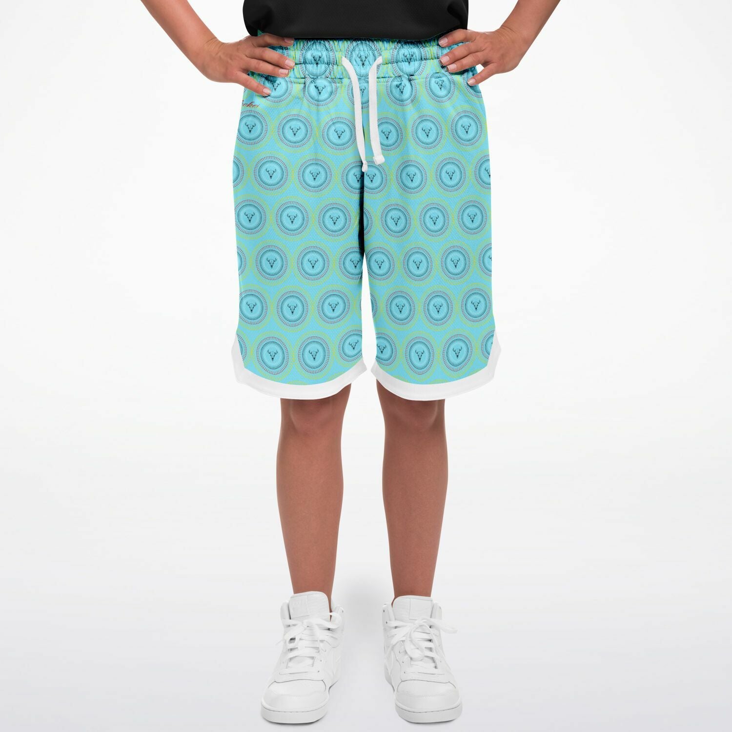 $NiieihiiNookei Basketball Short Rib - AOP 1