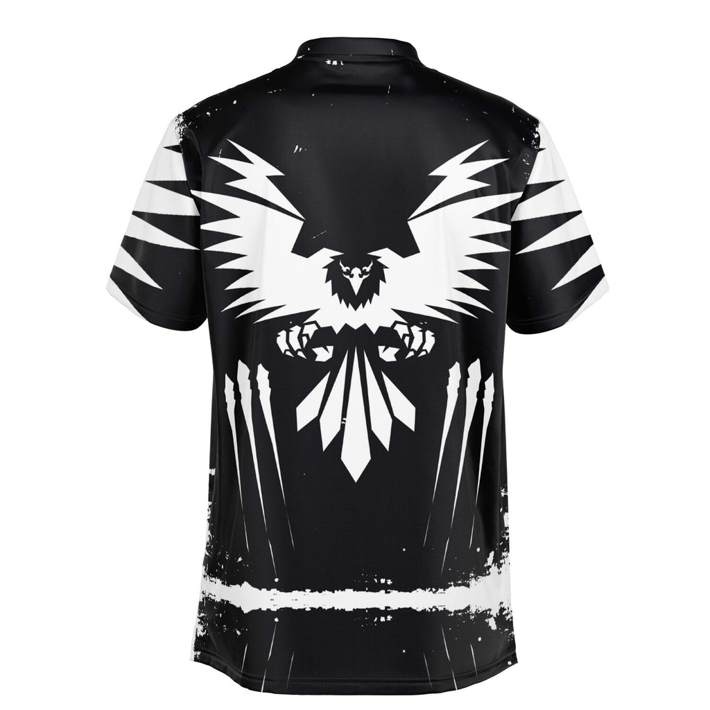 $NiieihiiNookei Blade Collar Polo Shirt - AOP