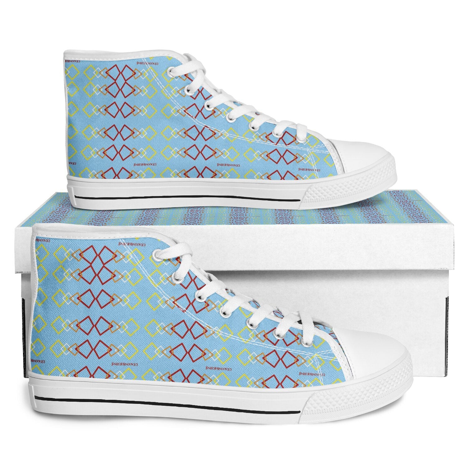 $NiieihiiNookei Urban Peak High Top Shoes - AOP