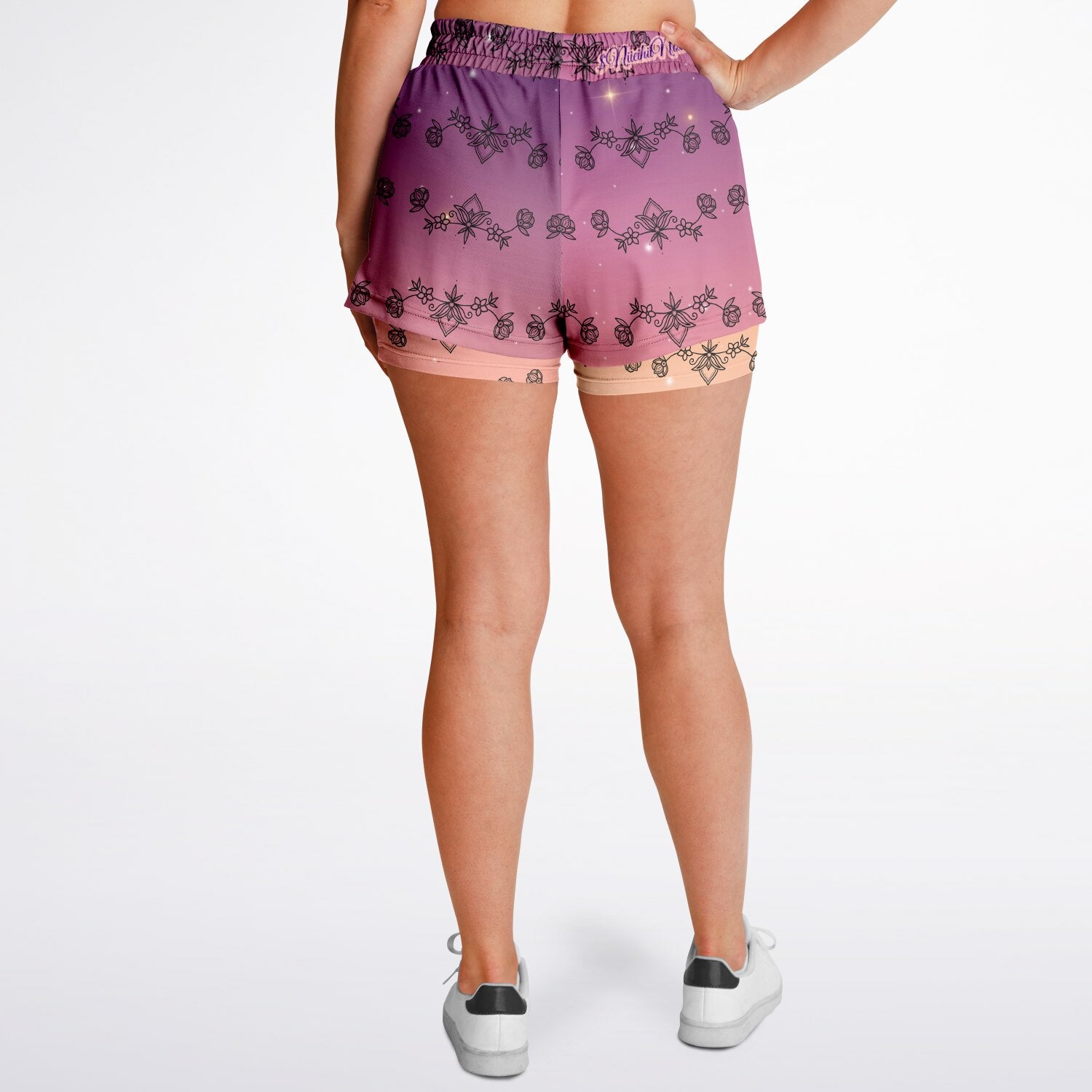 $NiieihiiNookei Women's 2-in-1 Shorts - AOP