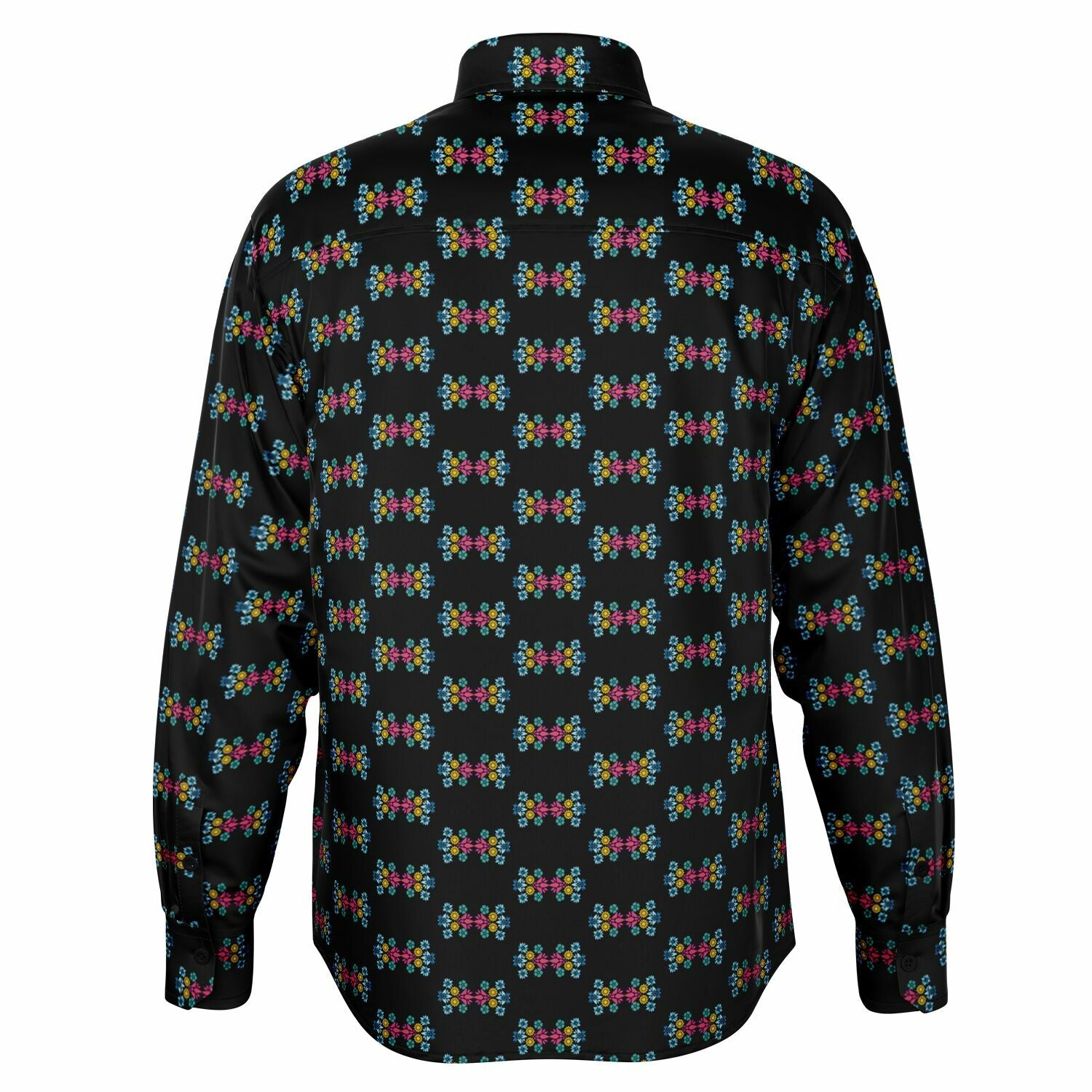 $NiieihiiNookei Long Sleeve Button Down Shirt - AOP