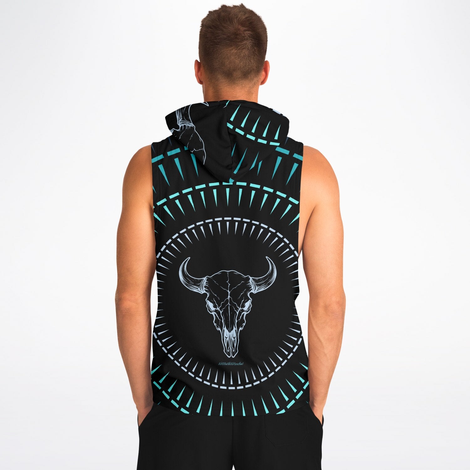 $NiieihiiNookei Athletic Sleeveless Hoodie - AOP