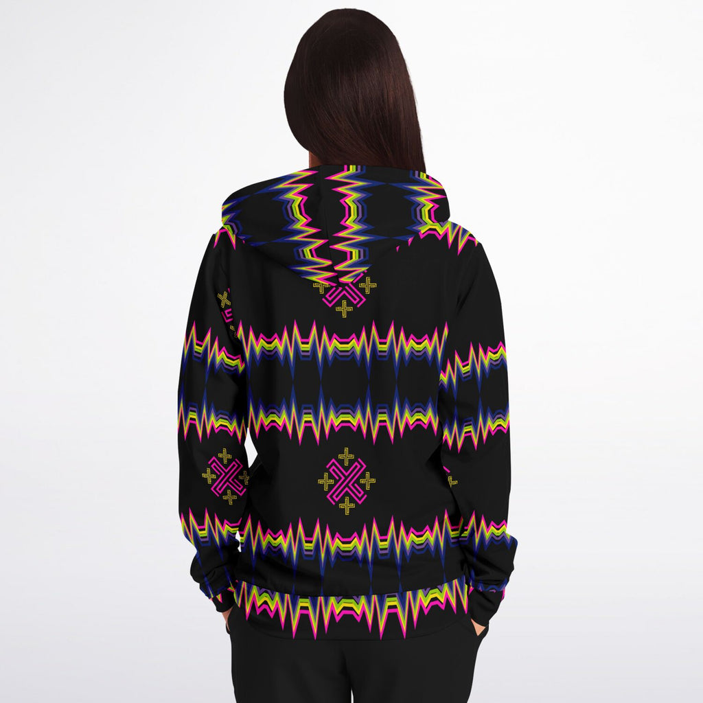 $NiieihiiNookei Athletic Zip-Up Hoodie - AOP