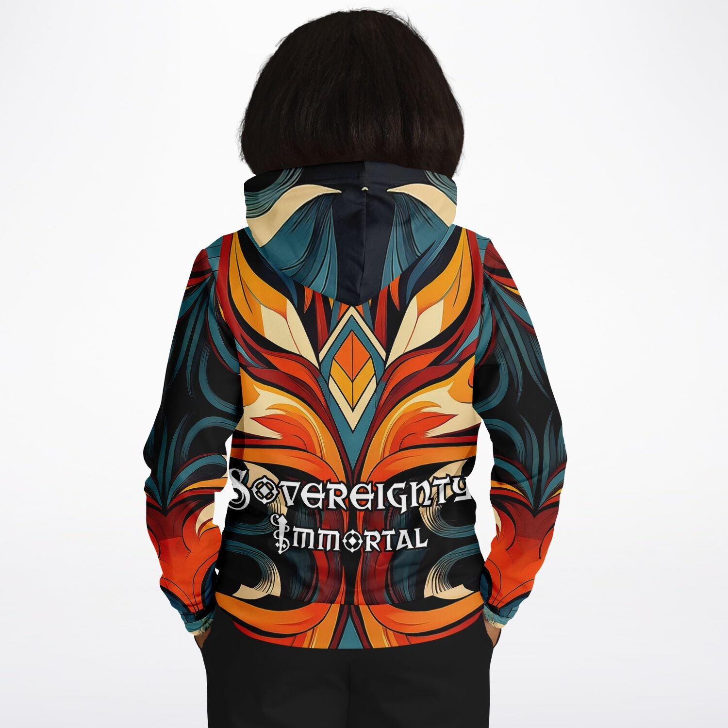 $NiieihiiNookei Sovereignty Immortal Athletic Hoodie - AOP
