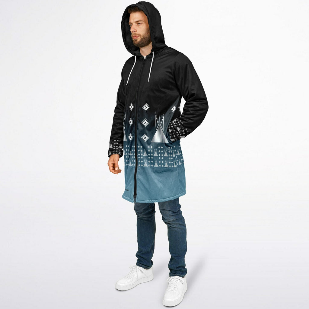 $NiieihiiNookei Zipper Cloak - AOP