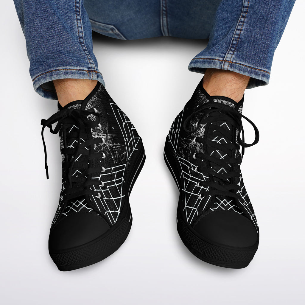 $NiieihiiNookei Urban Peak High Top Shoes - AOP