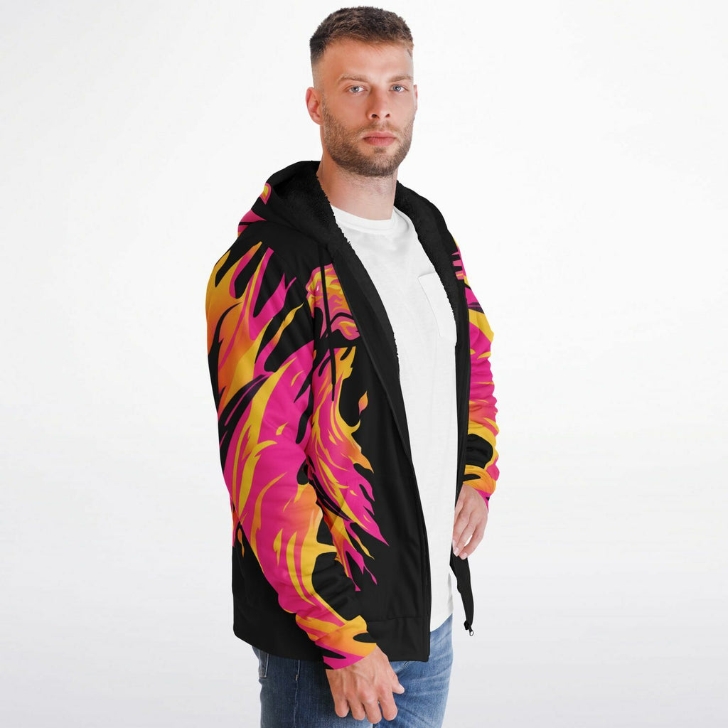 $NiieihiiNookei Microfleece Ziphoodie - AOP