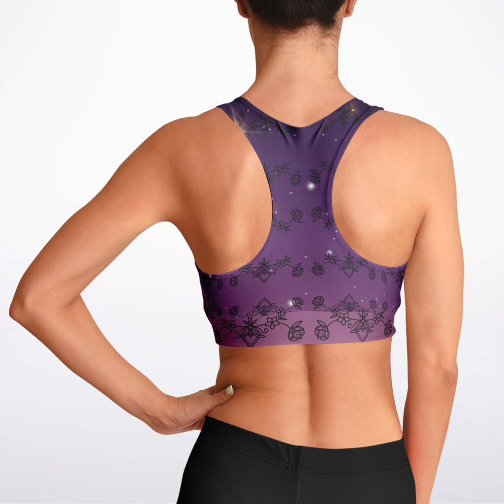 $NiieihiiNookeiPadded Sports Bra - AOP