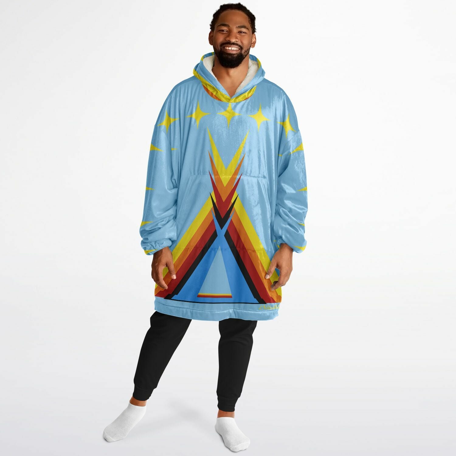$NiieihiiNookei Snug Hoodie - AOP