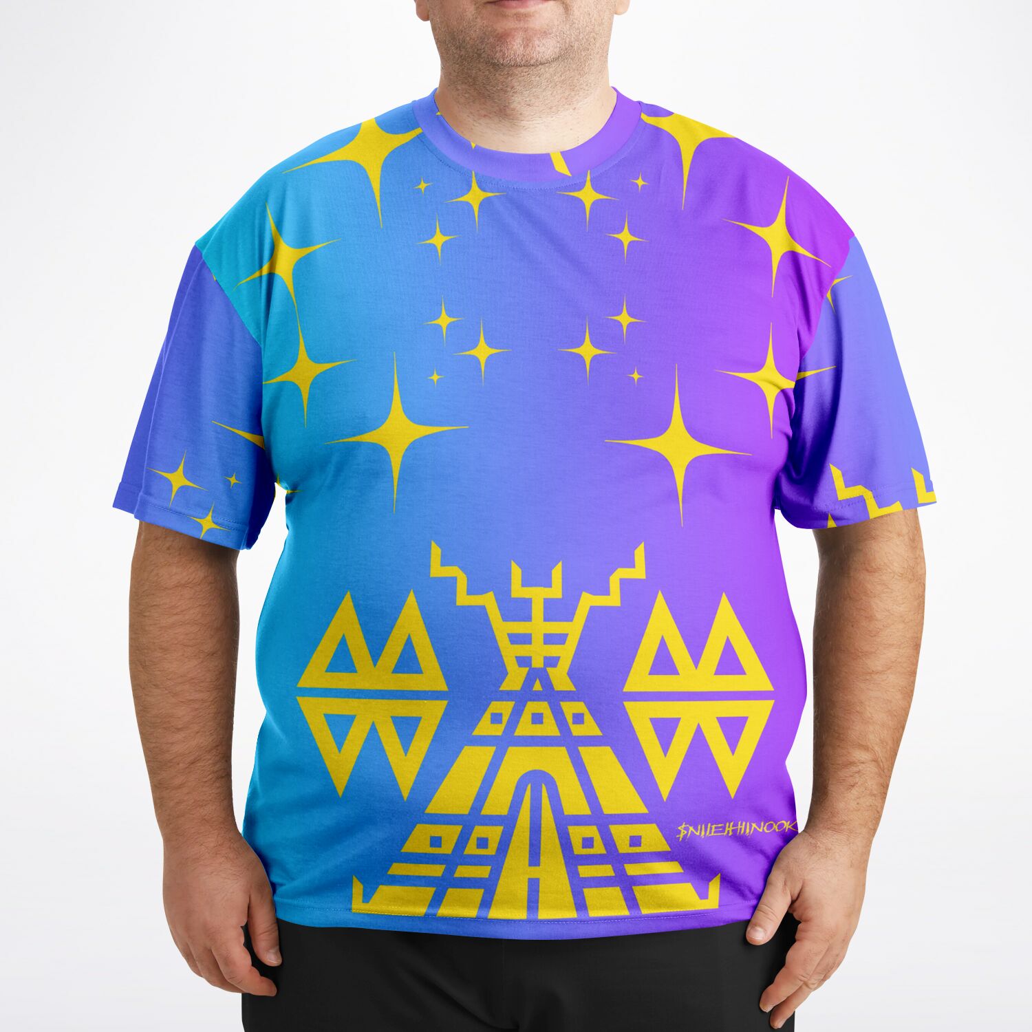 $NiieihiiNookei Plus-size T-Shirt - AOP