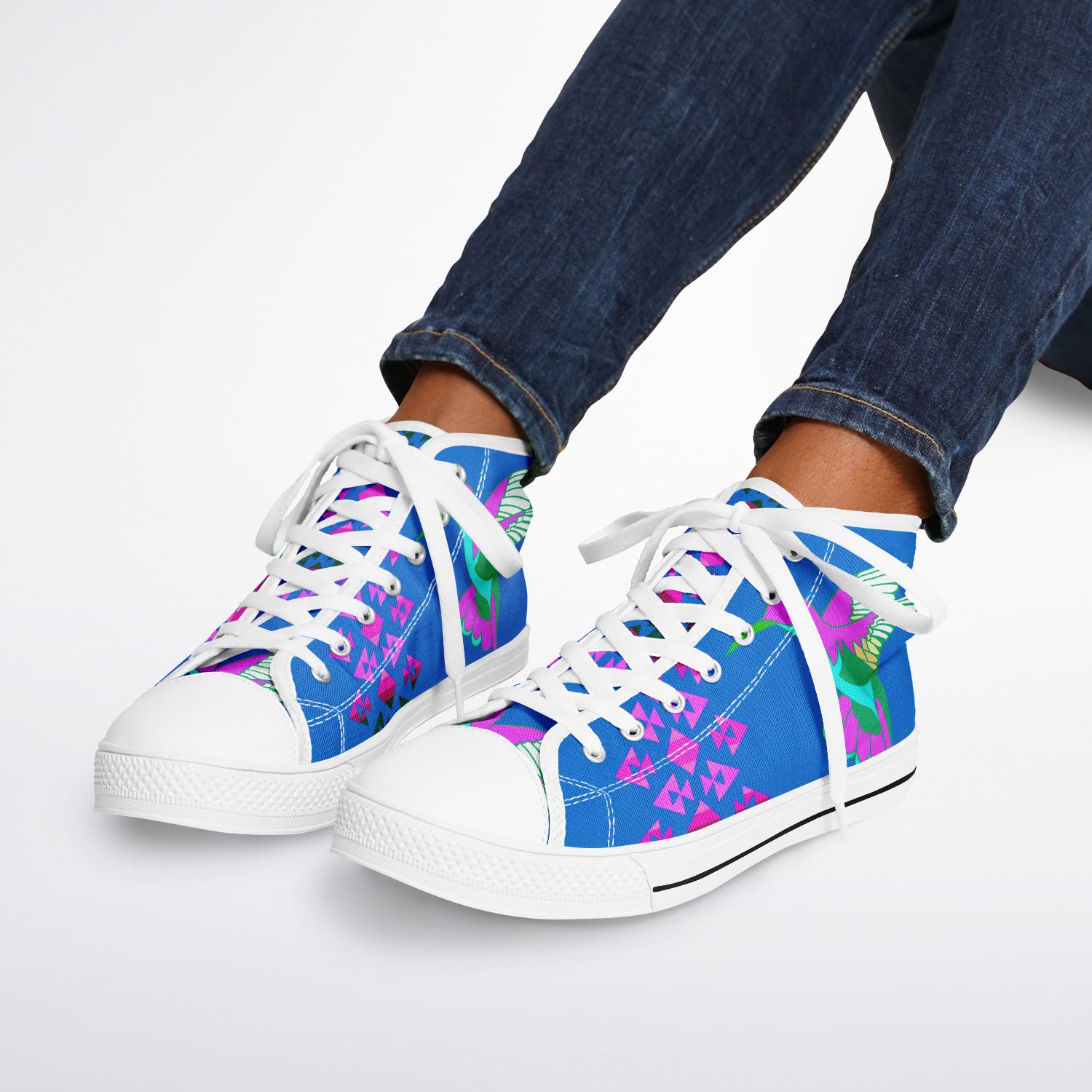 $NiieihiiNookei Urban Peak High Top Shoes - AOP