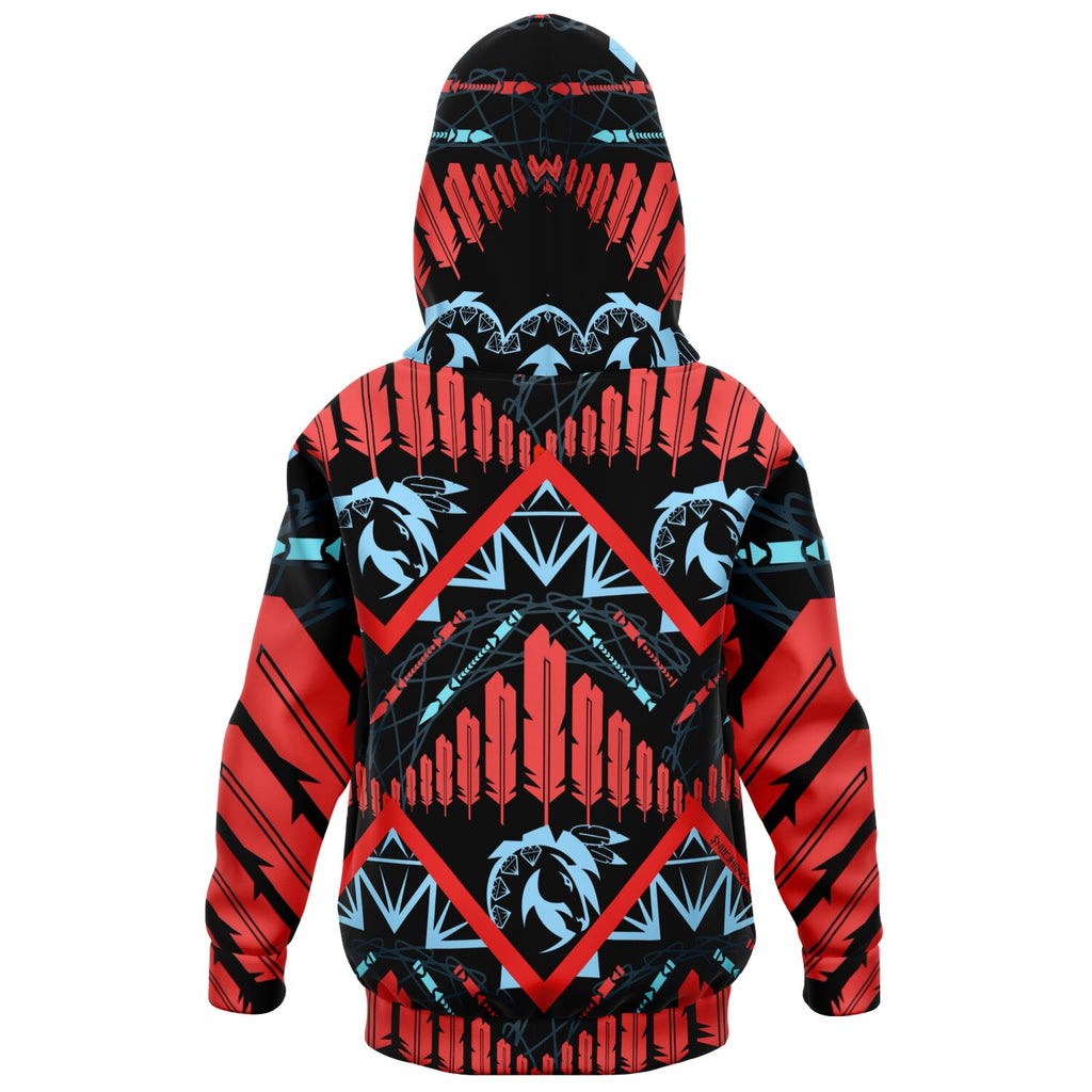 $NiieihiiNookei Athletic Kids Hoodie - AOP