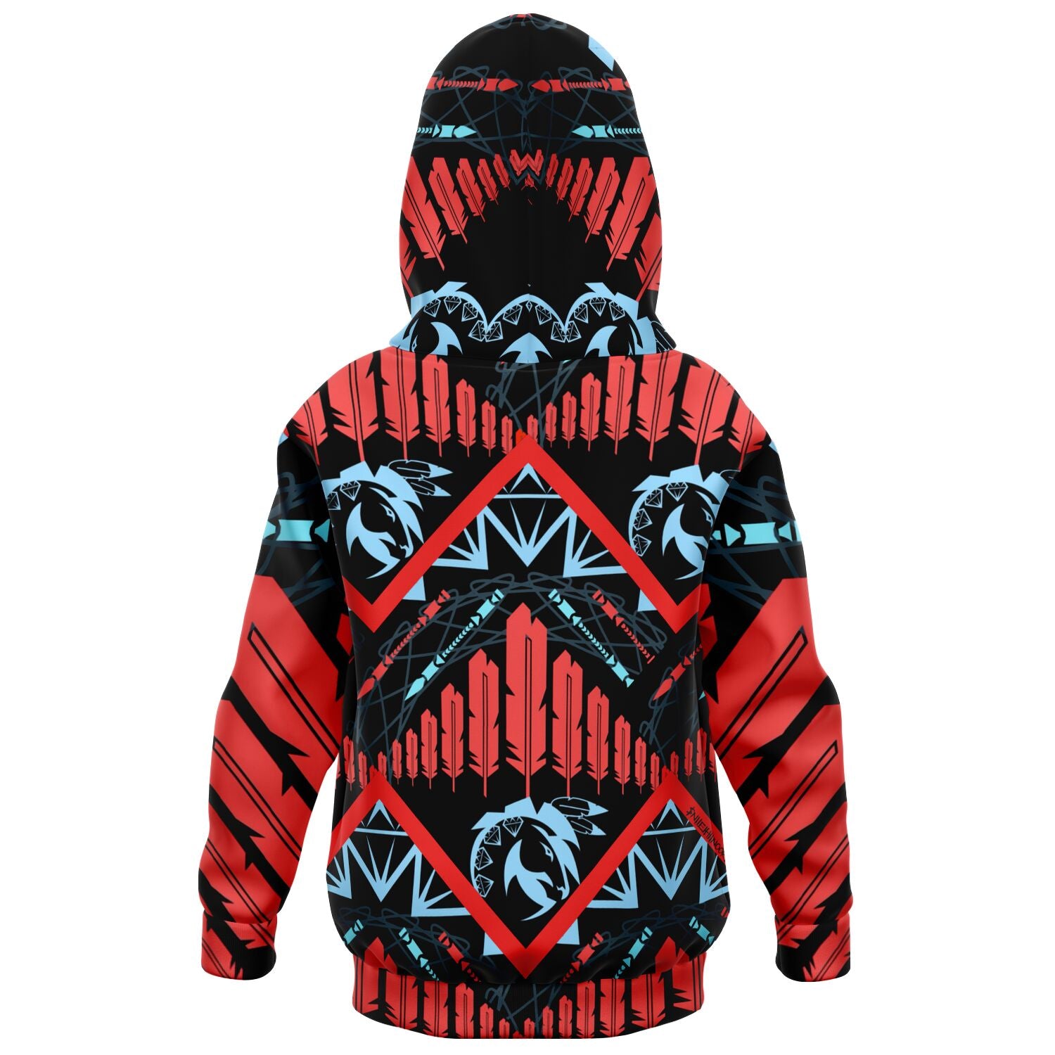 $NiieihiiNookei Athletic Kids Hoodie - AOP