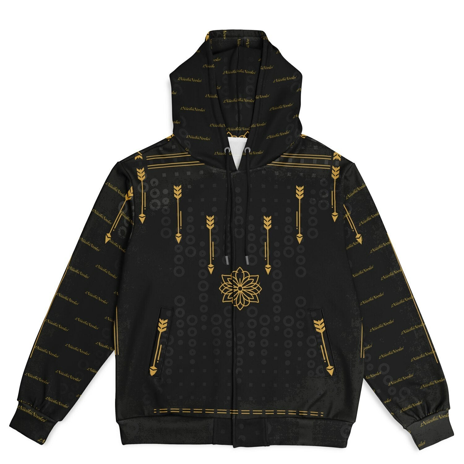 $NiieihiiNookei Hooded Jacket - AOP