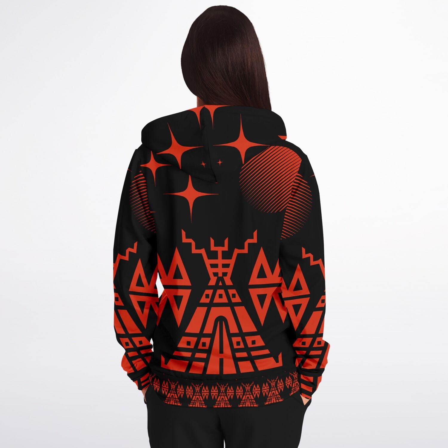 $NiieihiiNookei Fashion Zip-Up Hoodie - AOP