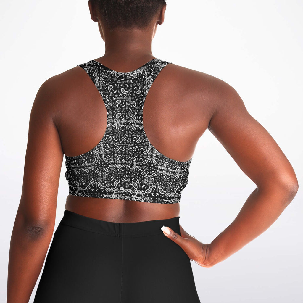 $NiieihiiNookei Padded Sports Bra - AOP