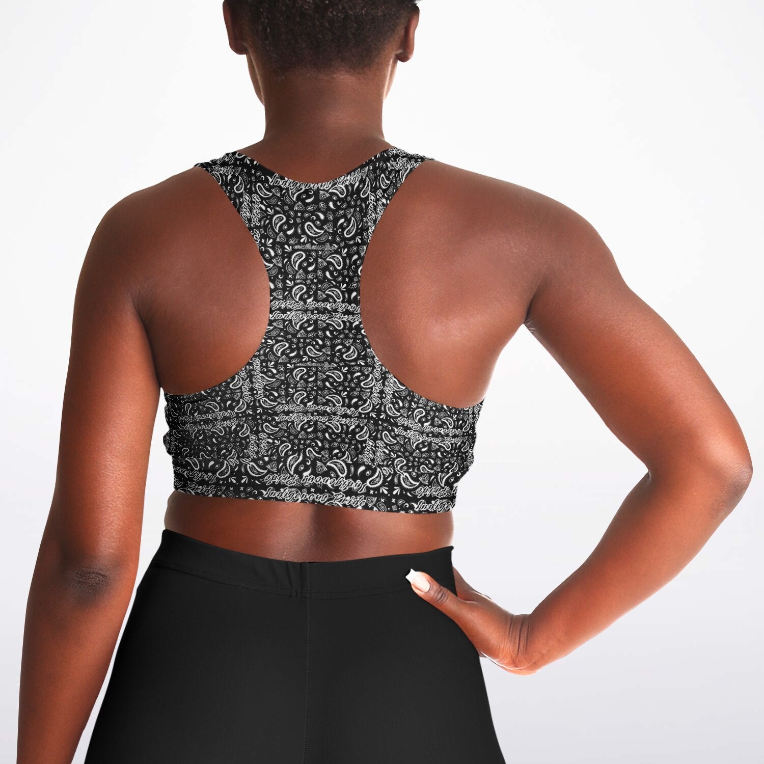$NiieihiiNookei Padded Sports Bra - AOP