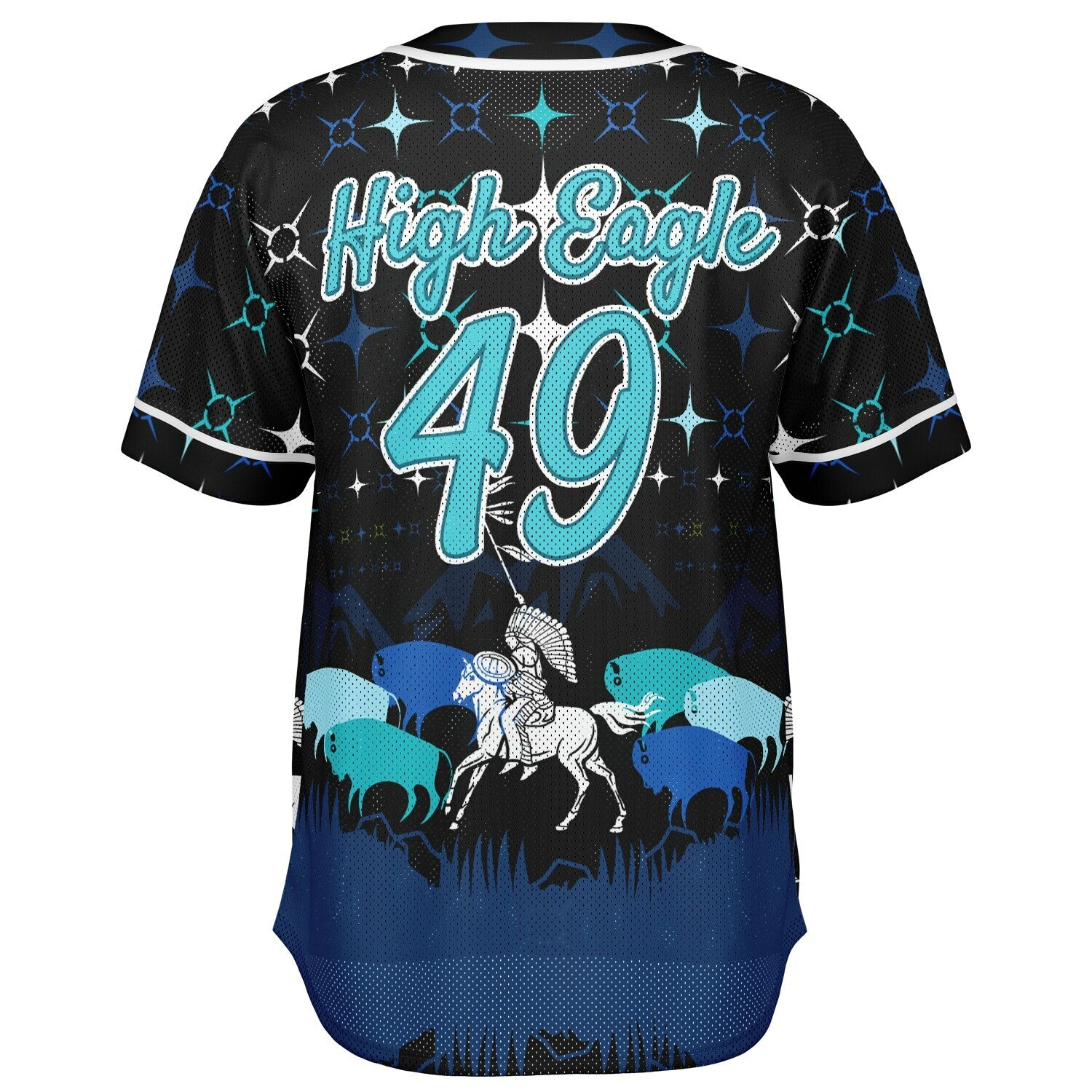 #49 High Eagle Premium Baseball Jersey - AOP