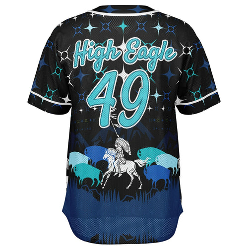 #49 High Eagle Premium Baseball Jersey - AOP