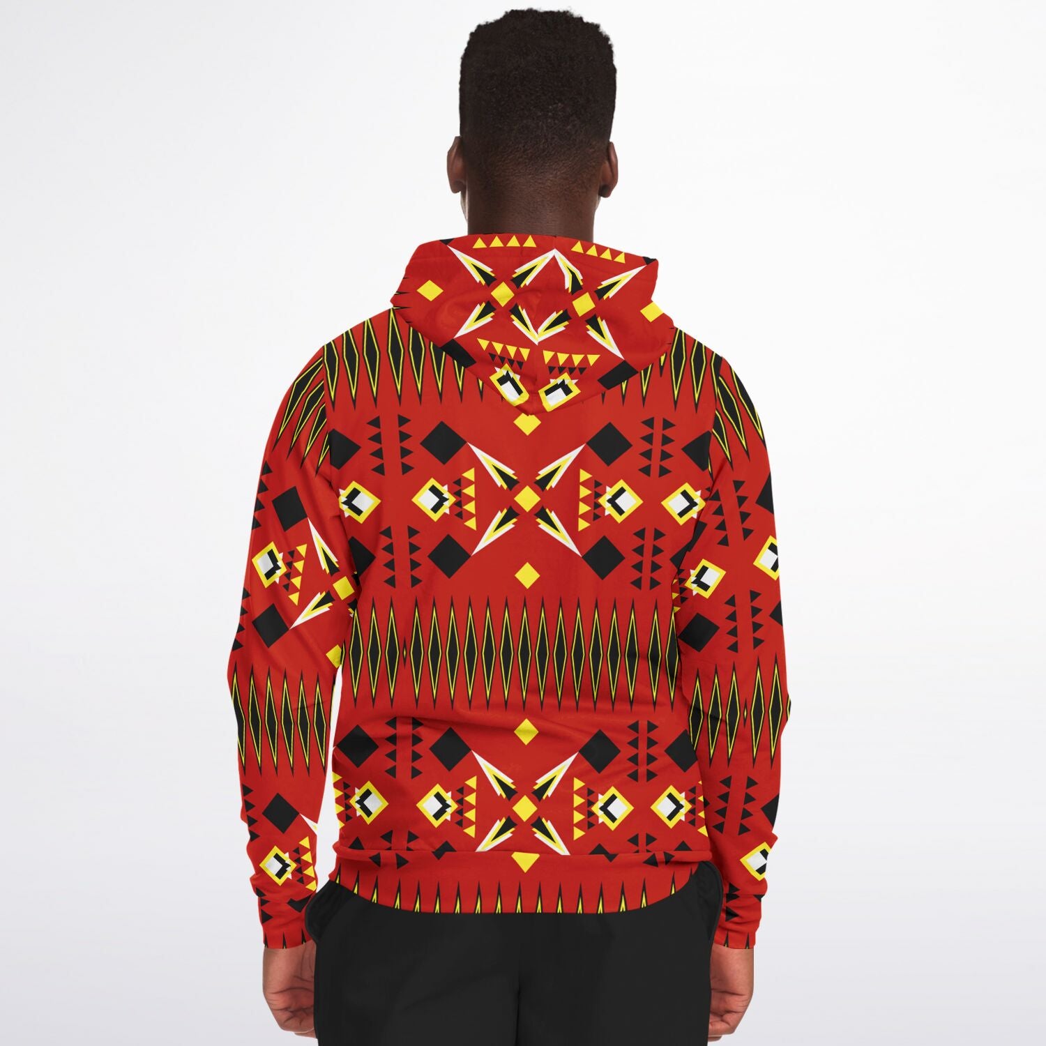 $NiieihiiNookei Athletic Zip-Up Hoodie - AOP