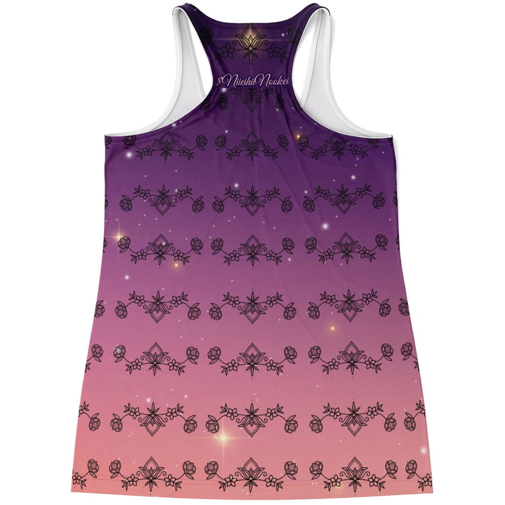 $NiieihiiNookei Flowy Racerback Tank Top - AOP